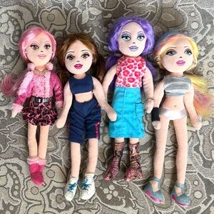 Ty Girlz - Sizzlin’ Sue, Lucky Lindsay, Punky Penny & Cute Candy Beanie Boppers
